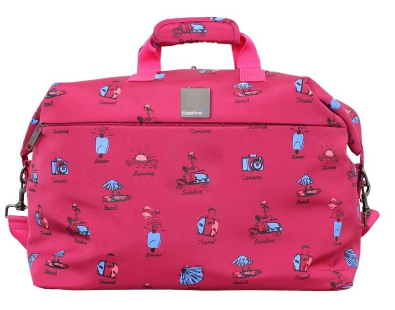 Vespa, Reisetasche in pink von Saxoline Blue