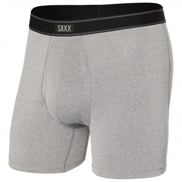 Saxx - Daytripper Boxer Brief Fly - Kunstfaserunterwäsche Gr M grau von Saxx