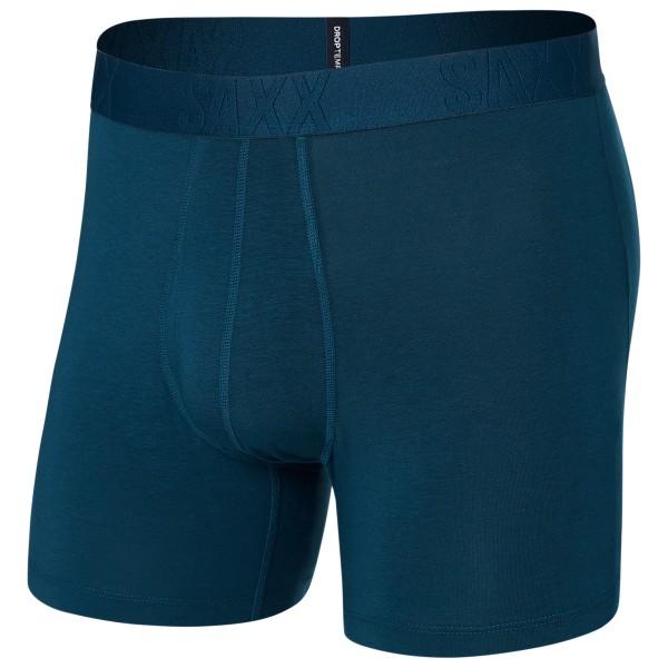 Saxx - Droptemp Cooling Cotton Boxerbrief - Kunstfaserunterwäsche Gr L;M;S;XL;XXL blau;grau/schwarz von Saxx