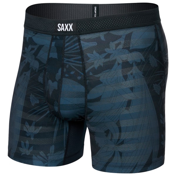 Saxx - Droptemp Cooling Mesh Boxer Brief Fly - Kunstfaserunterwäsche Gr L blau von Saxx