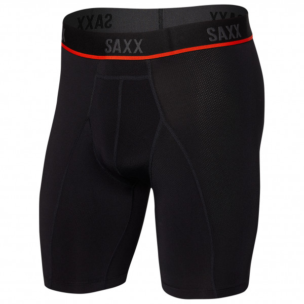 Saxx - Kinetic Light-Compression Mesh Long Leg - Kunstfaserunterwäsche Gr L;M;XL;XXL schwarz von Saxx