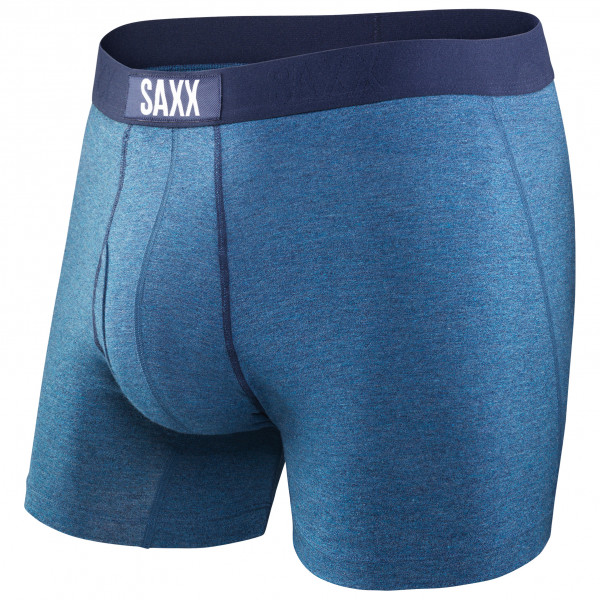 Saxx - Ultra Super Soft Boxer Brief Fly - Kunstfaserunterwäsche Gr 3XL blau von Saxx