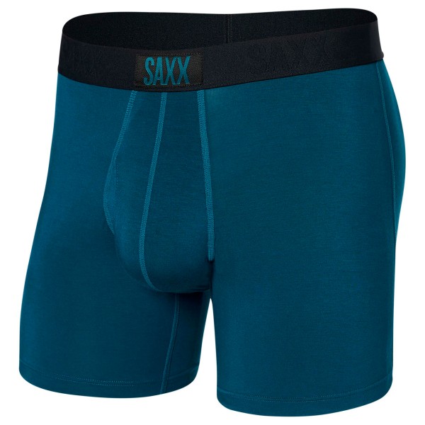 Saxx - Ultra Super Soft Boxer Brief Fly - Kunstfaserunterwäsche Gr L;M;S;XL;XXL blau;grau;schwarz von Saxx