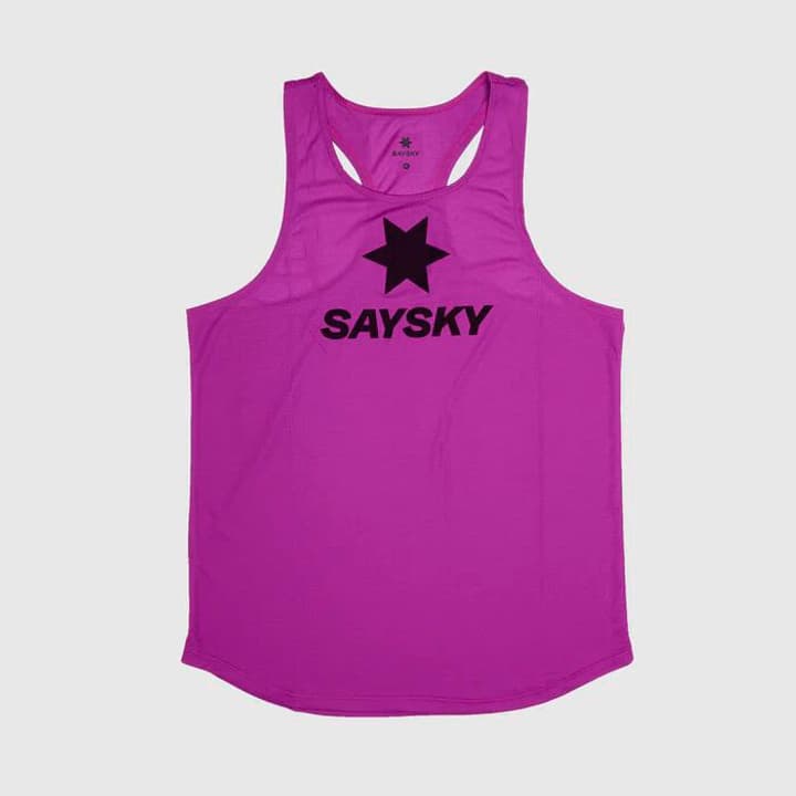 Saysky Logo Flow Singlet Tanktop fuchsia von Saysky