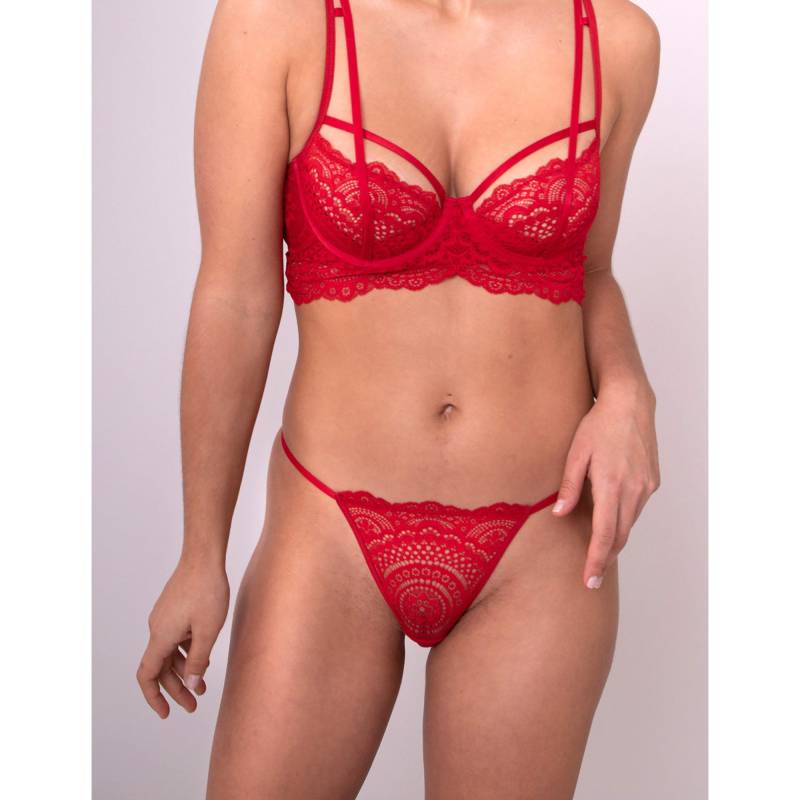 Slip Damen Rot L von Scandale