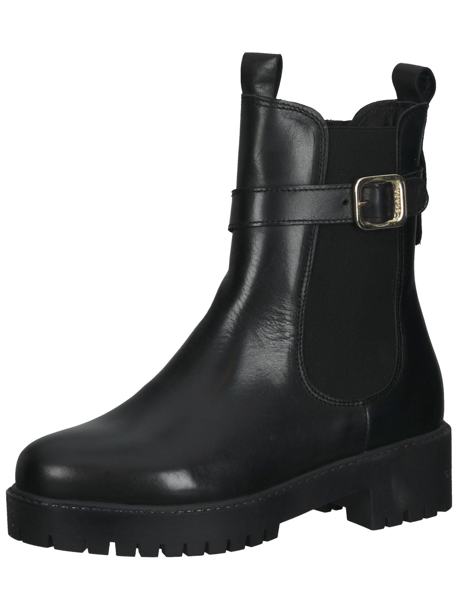 Stiefelette 21/6427 Damen Schwarz 41 von Scapa