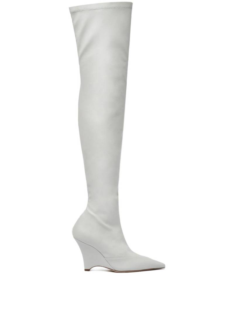 Scarosso 95mm Marta I boots - White von Scarosso