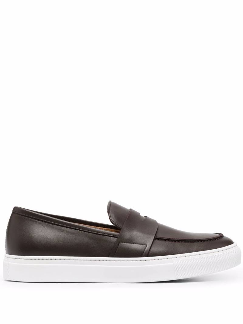 Scarosso Alberto leather penny loafers - Brown von Scarosso