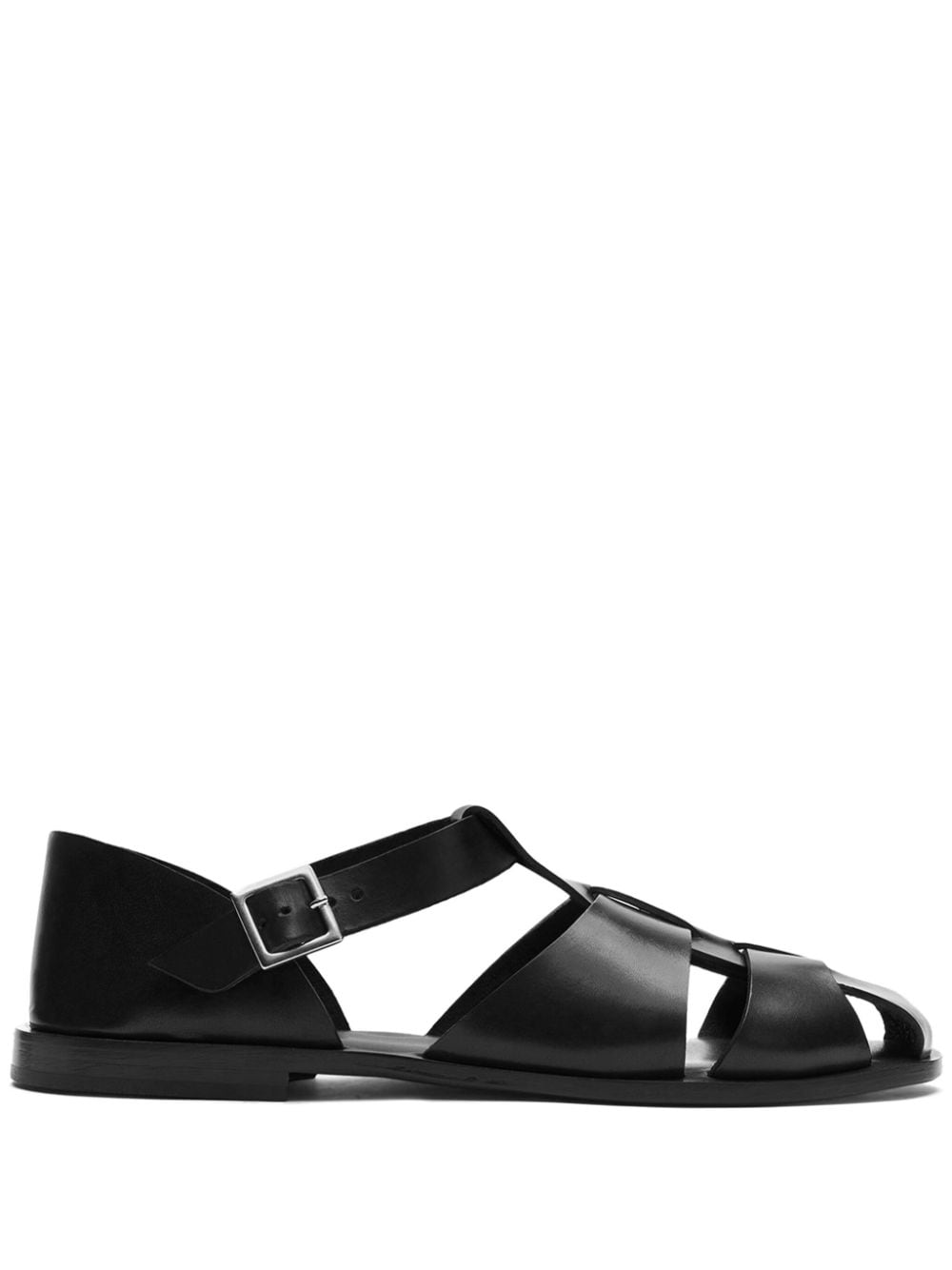 Scarosso Apollo leather sandals - Black von Scarosso