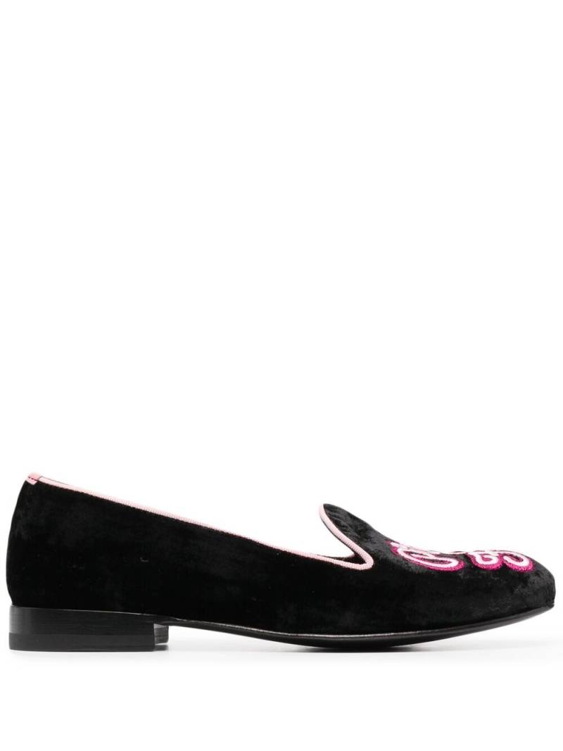 Scarosso Brian Atwood Lady Nolita slippers - Black von Scarosso