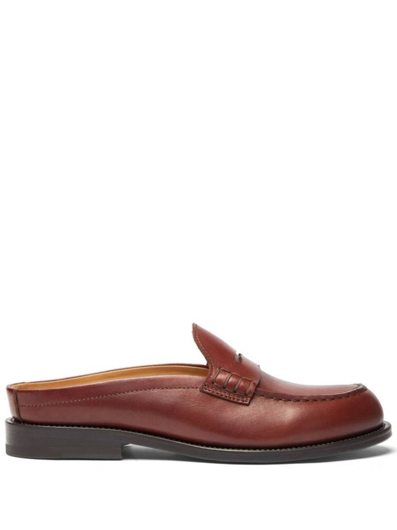 Scarosso Clementina leather mules - Brown von Scarosso