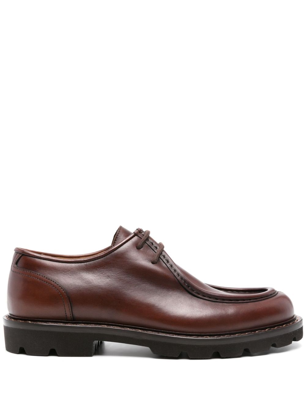 Scarosso Damiano leather Derby shoes - Brown von Scarosso