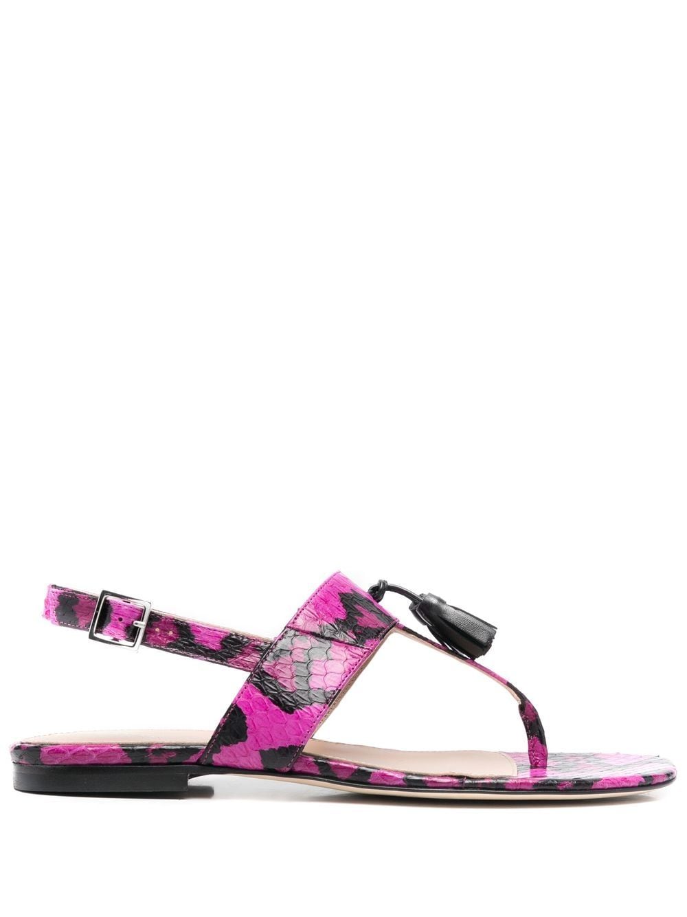 Scarosso Emma snakeskin-effect sandals - Pink von Scarosso