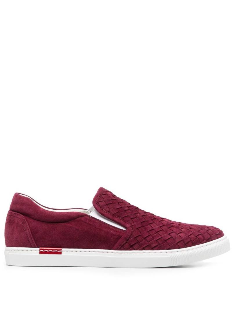 Scarosso Gabriella woven suede sneakers - Pink von Scarosso