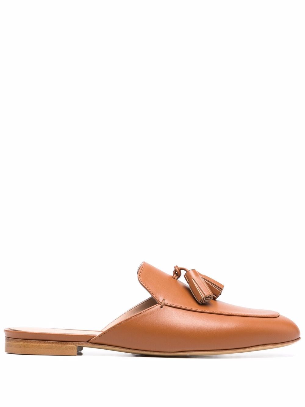 Scarosso Giorgina tasseled mules - Brown von Scarosso