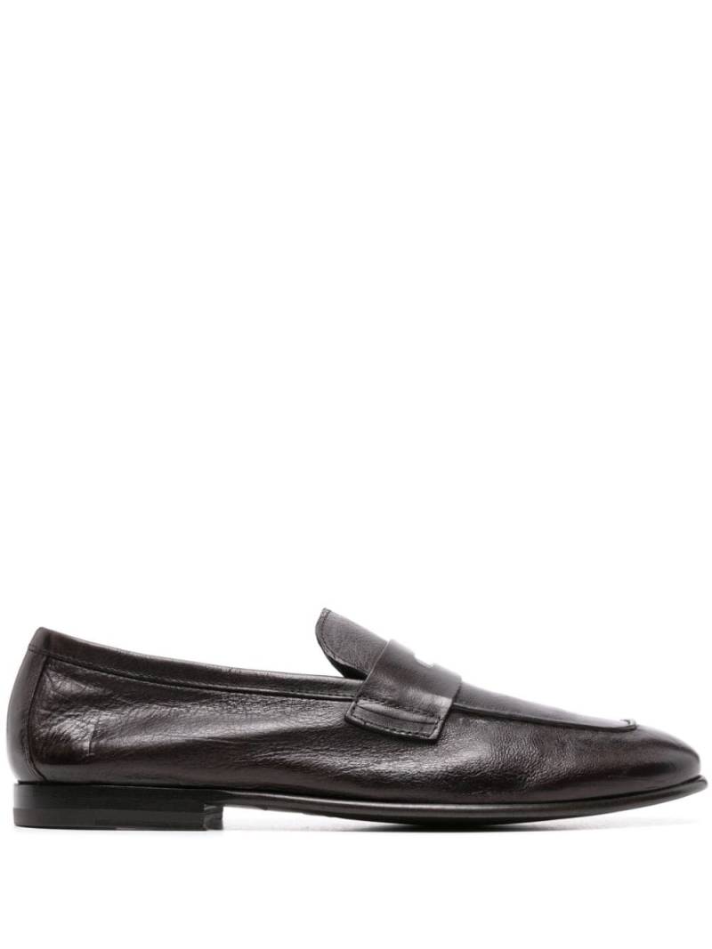 Scarosso Gregory leather loafers - Brown von Scarosso