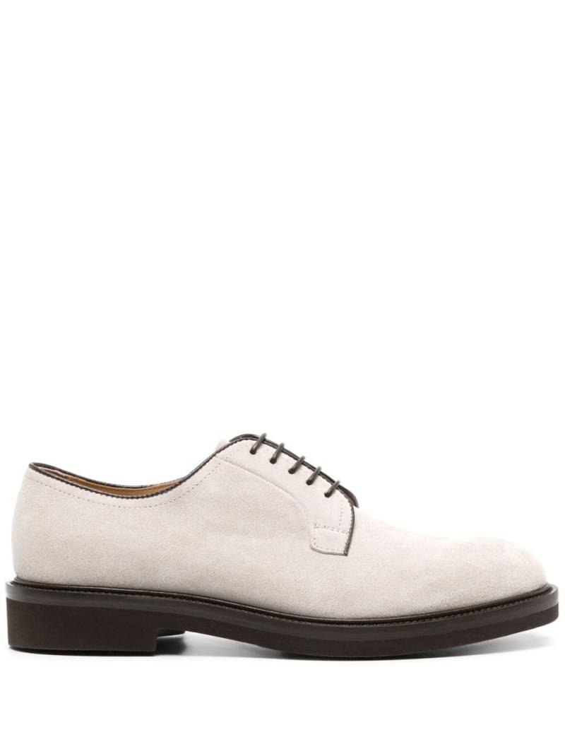 Scarosso Harry suede derby shoes - Neutrals von Scarosso