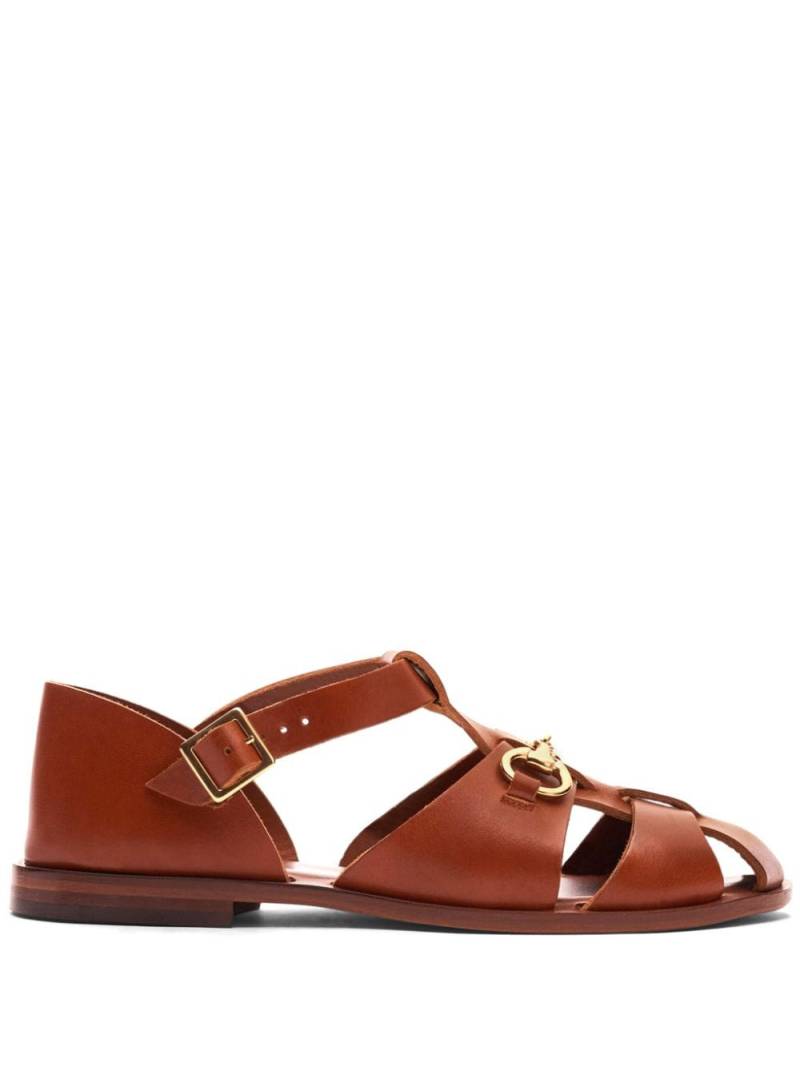 Scarosso Helene leather sandals - Brown von Scarosso