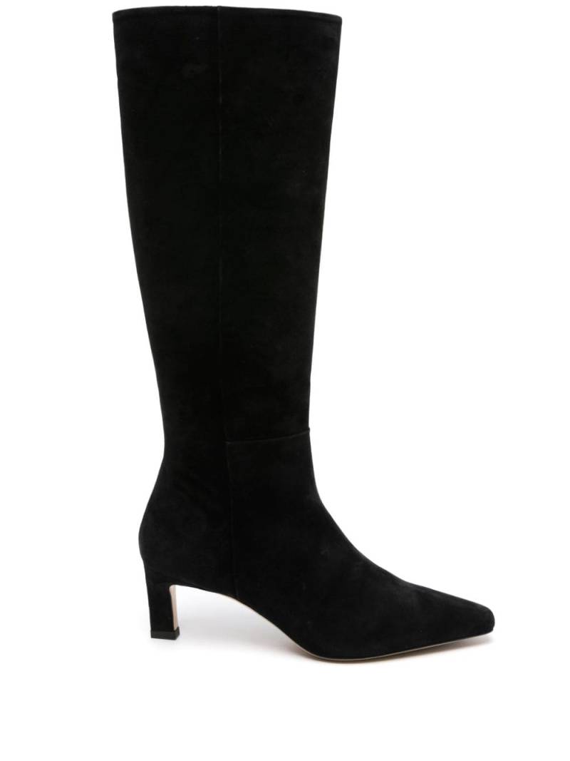 Scarosso Kira 50mm suede boots - Black von Scarosso