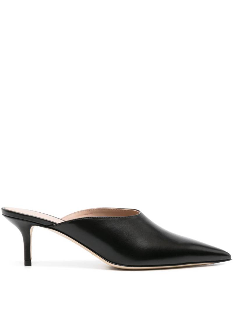 Scarosso Laura 60mm leather mules - Black von Scarosso