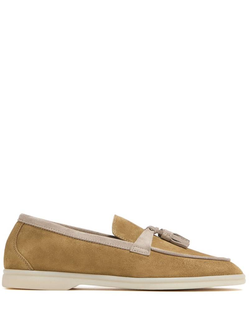 Scarosso Leandra leather loafers - Neutrals von Scarosso