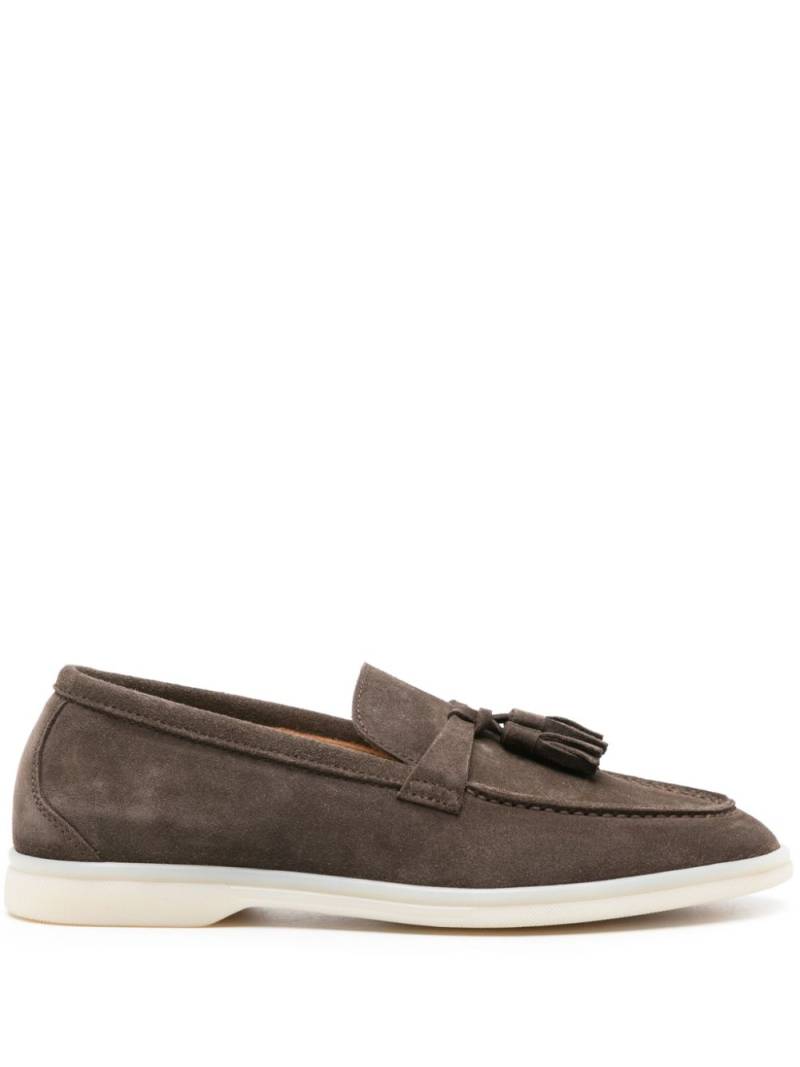 Scarosso Leandra suede loafers - Brown von Scarosso