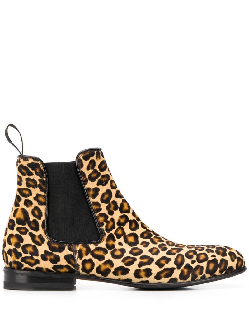 Scarosso Lexi zebra print chelsea boots - Neutrals von Scarosso