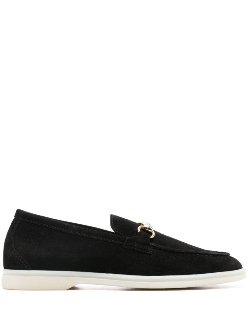 Scarosso Lilia suede loafers - Black von Scarosso