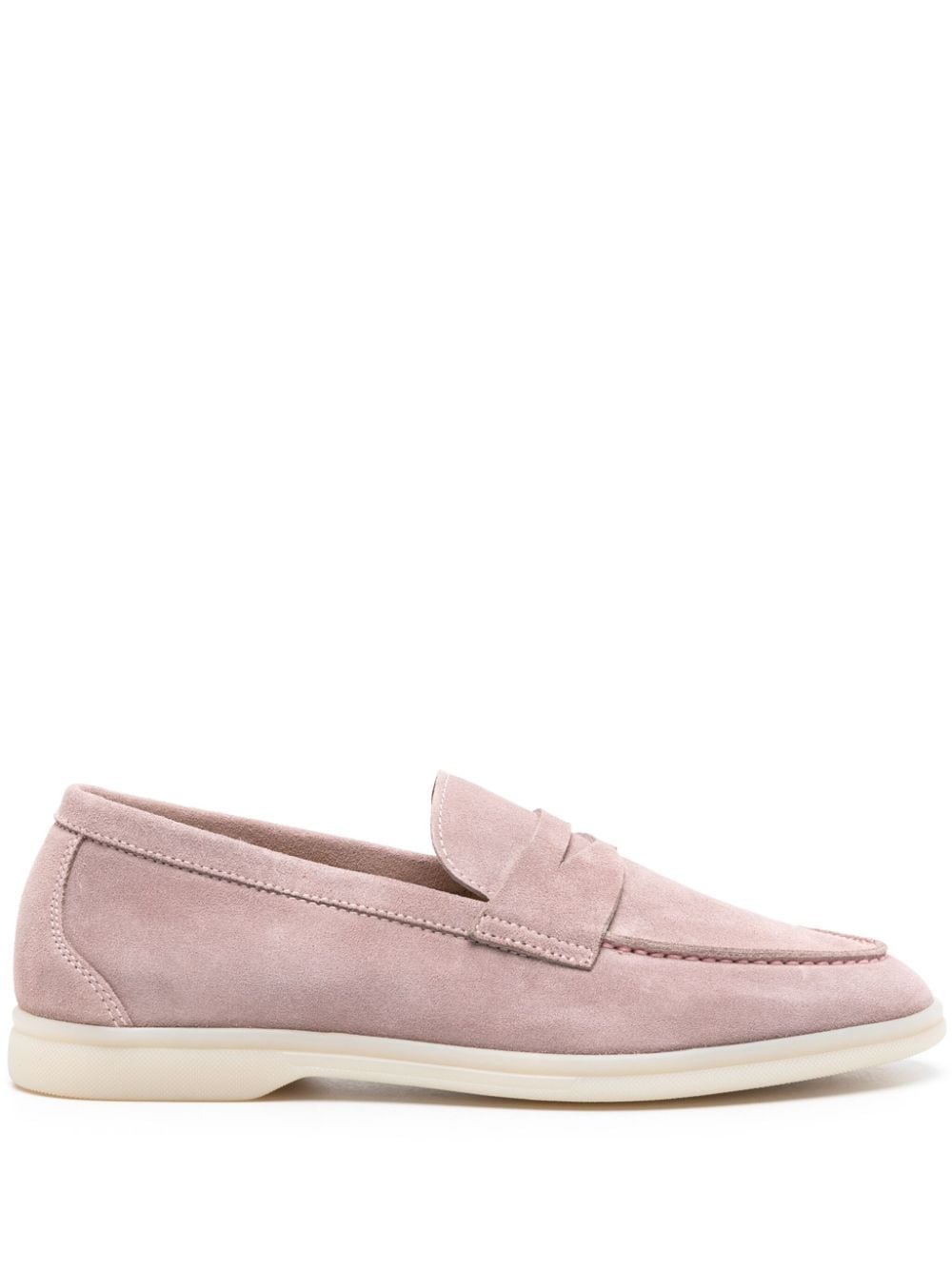 Scarosso Luciana penny-slot suede loafers - Pink von Scarosso