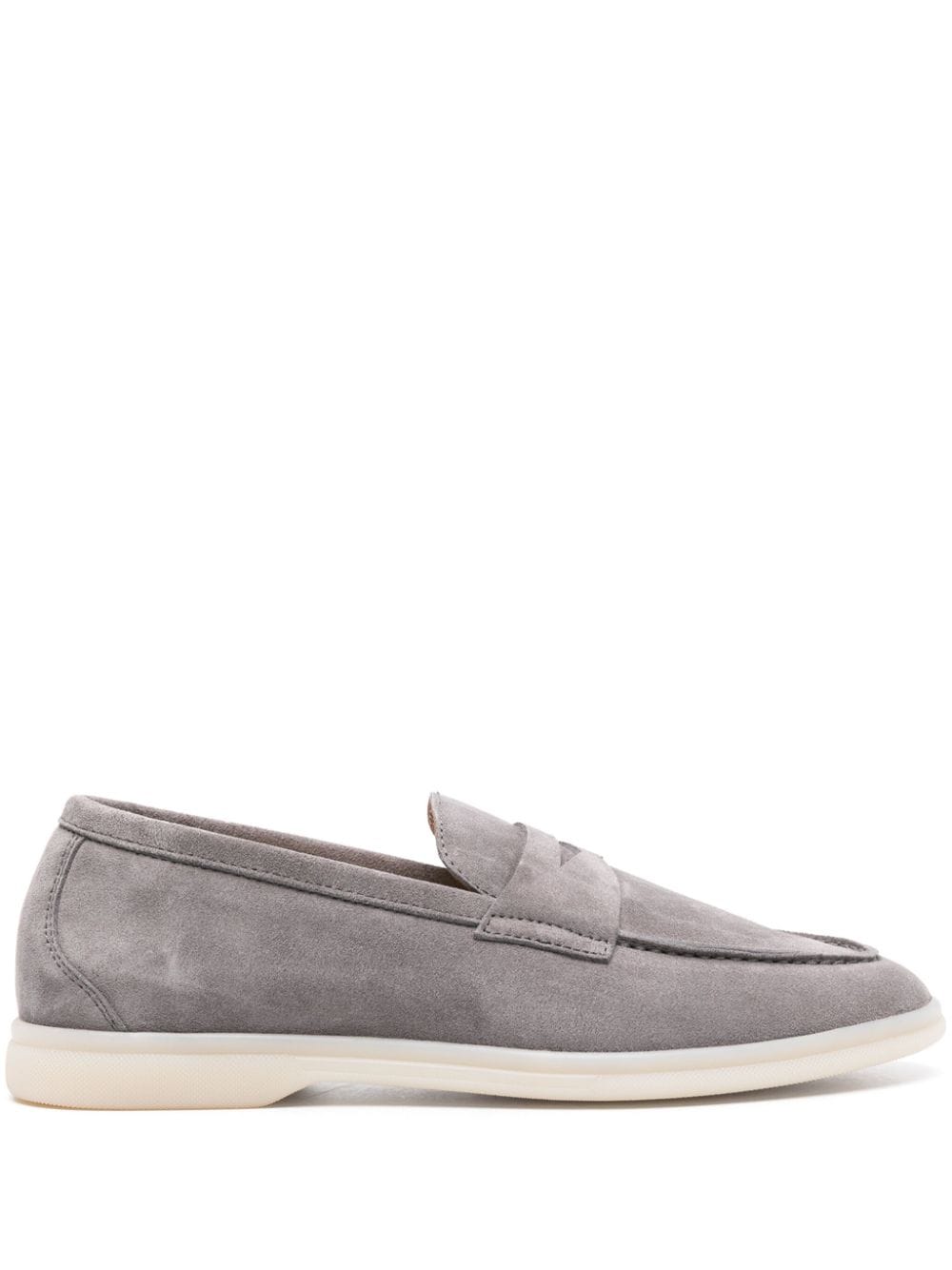 Scarosso Luciana suede loafers - Grey von Scarosso