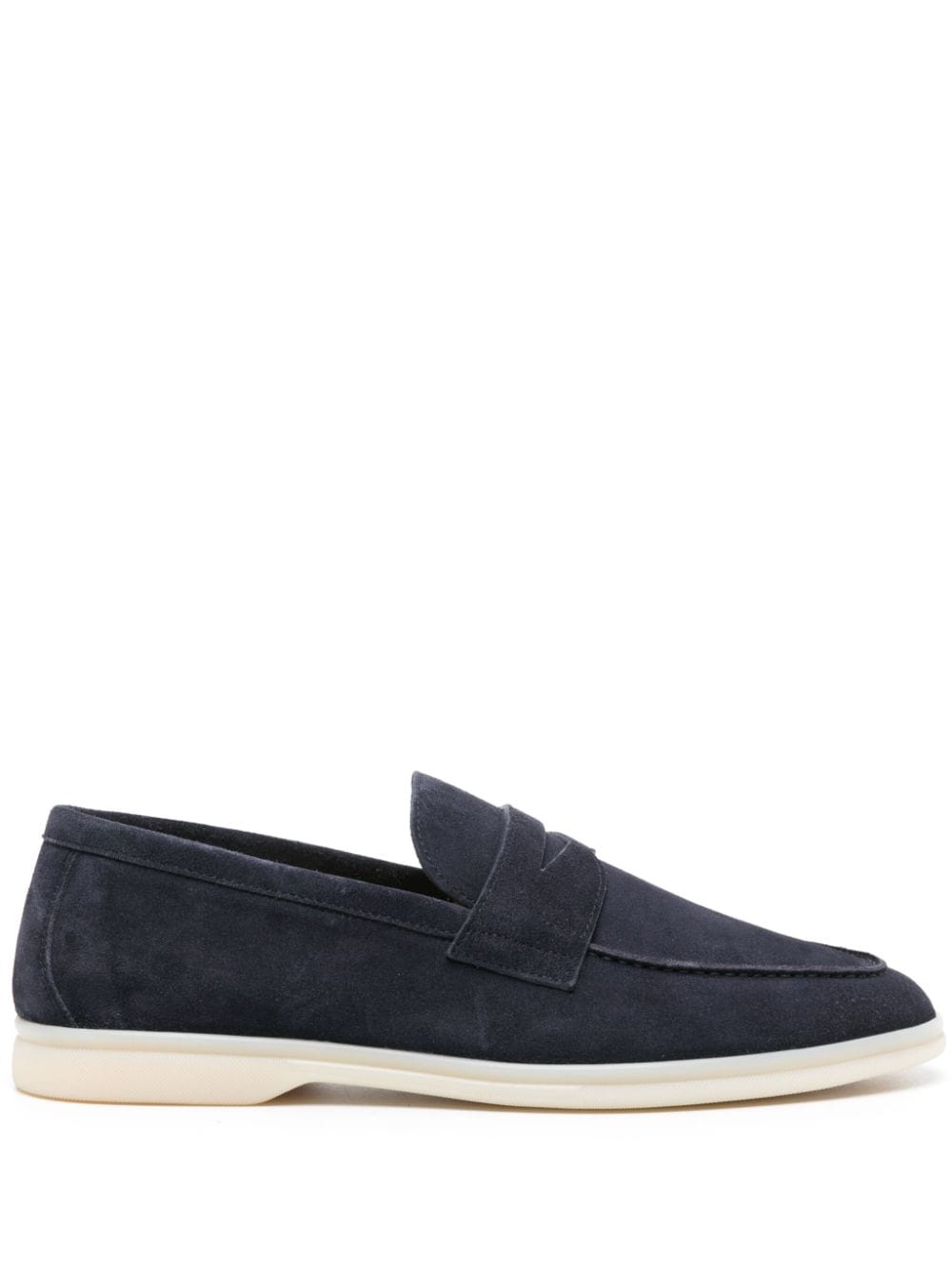 Scarosso Luciano suede penny loafers - Blue von Scarosso