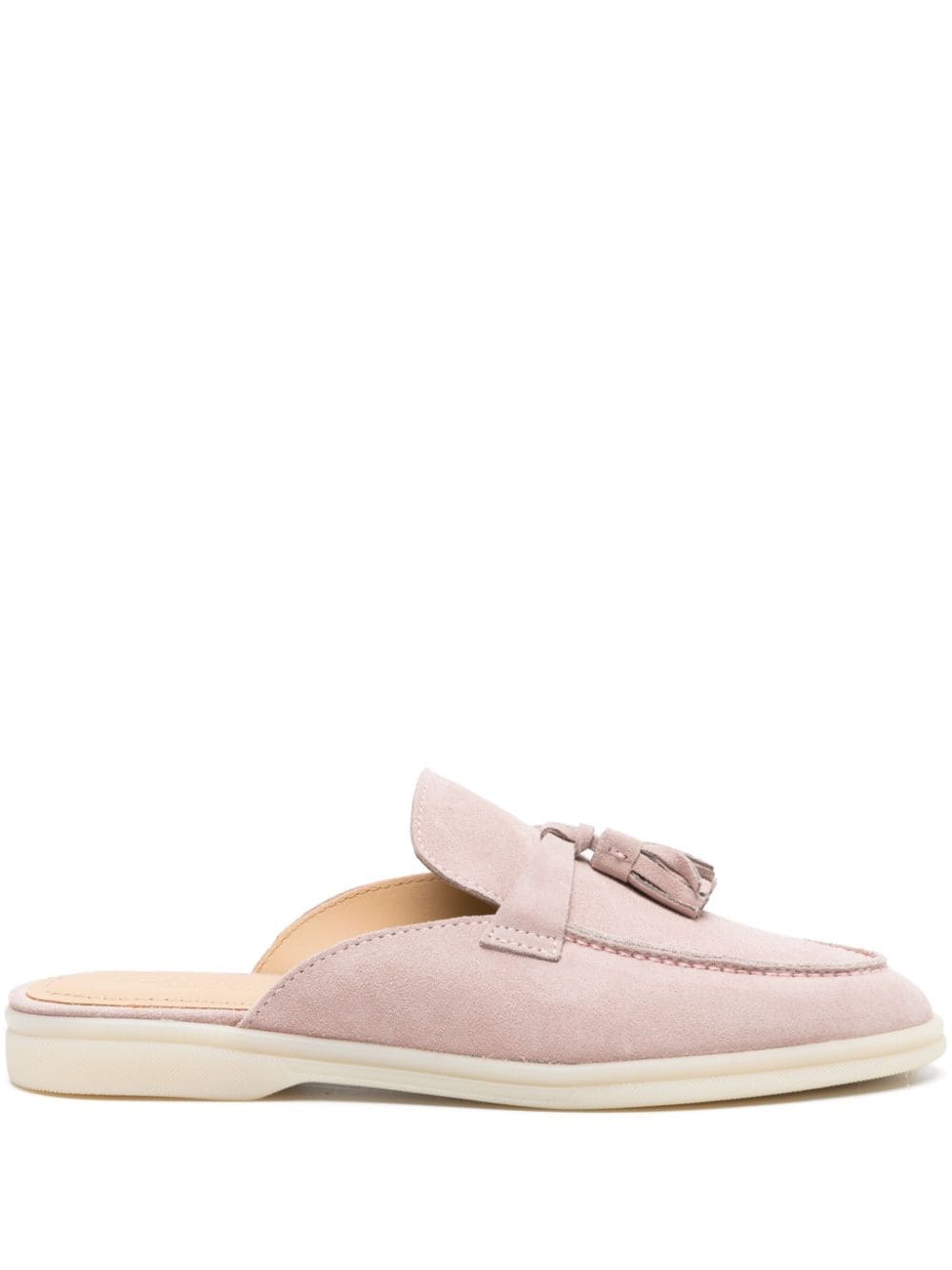 Scarosso Lucrezia tassel suede mules - Pink von Scarosso