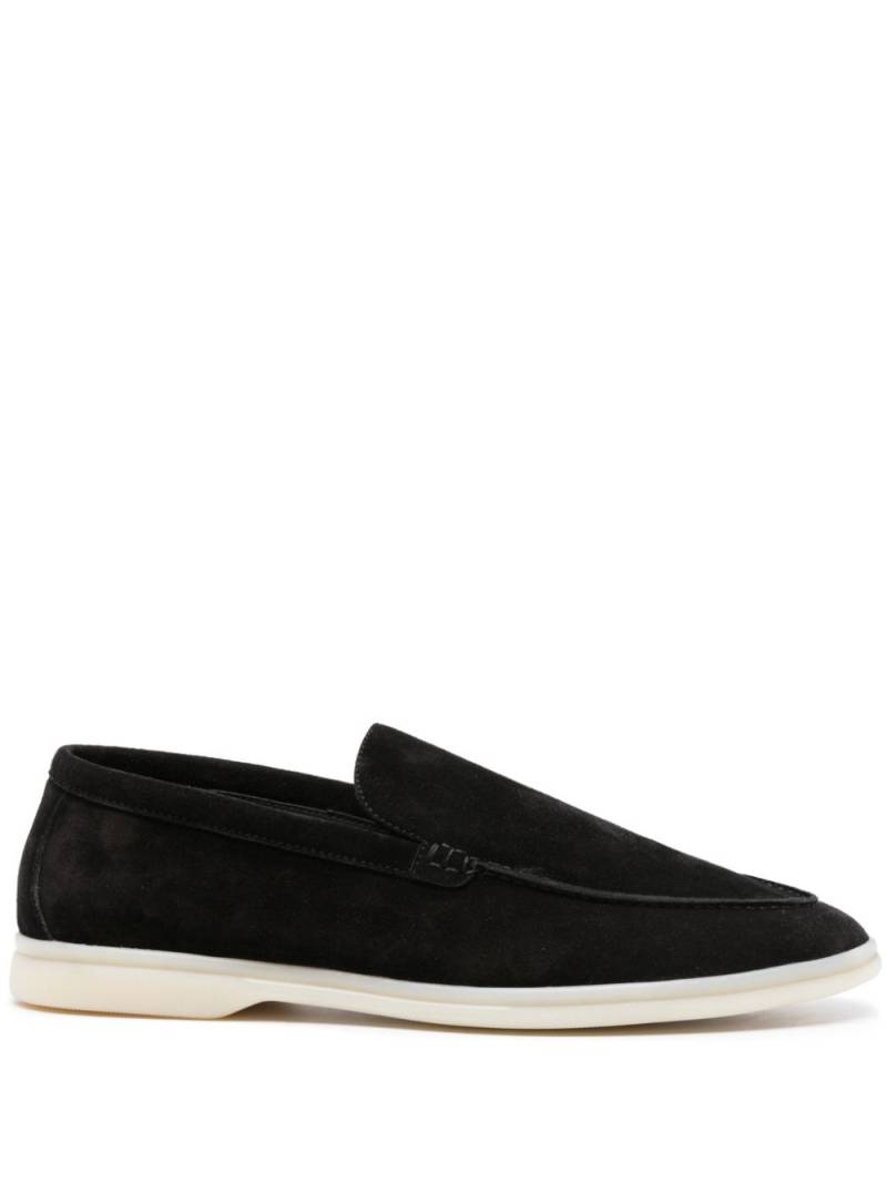 Scarosso Ludovico suede loafers - Black von Scarosso