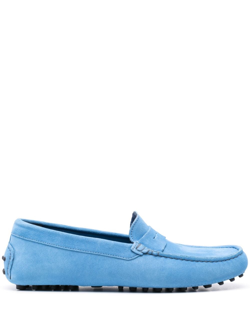 Scarosso Michael suede penny loafers - Blue von Scarosso