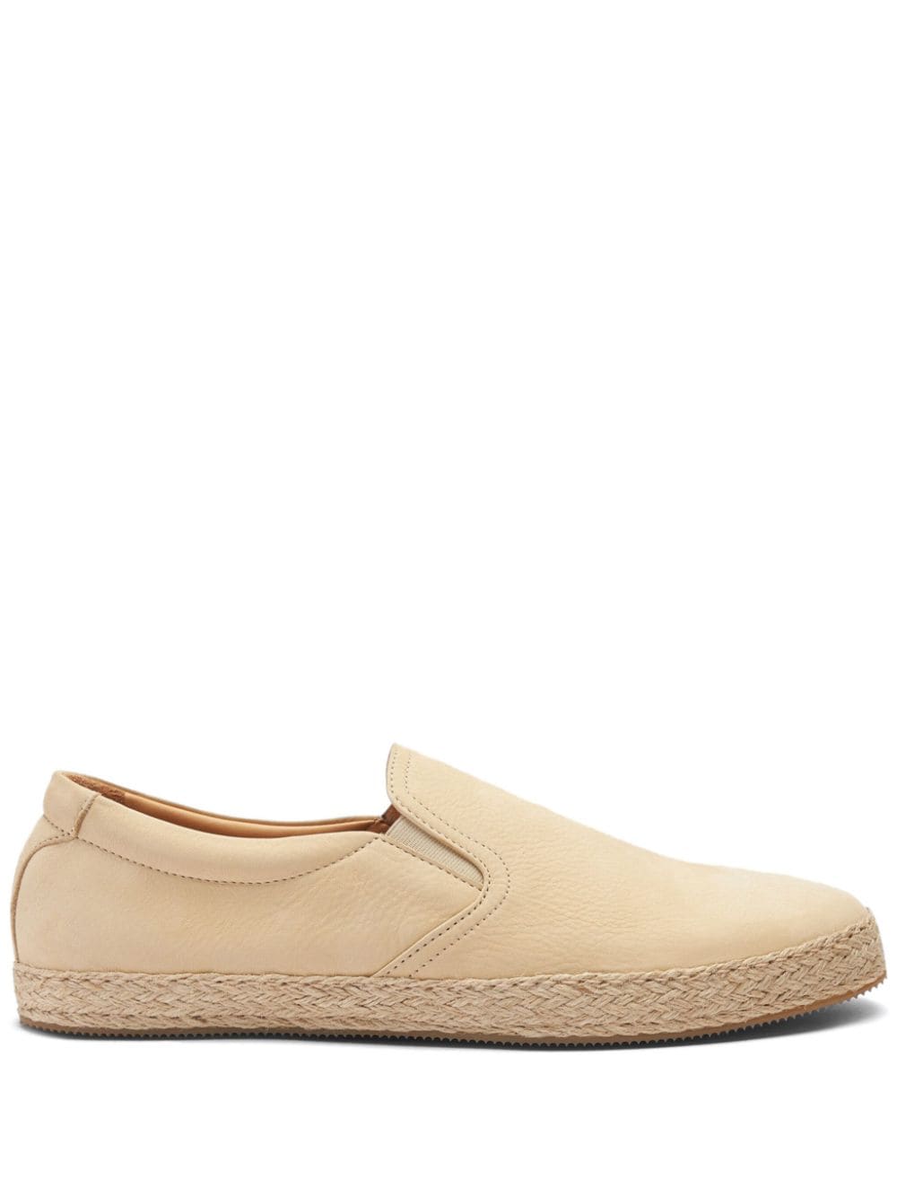 Scarosso Miguel slip-on leather espadrilles - Neutrals von Scarosso