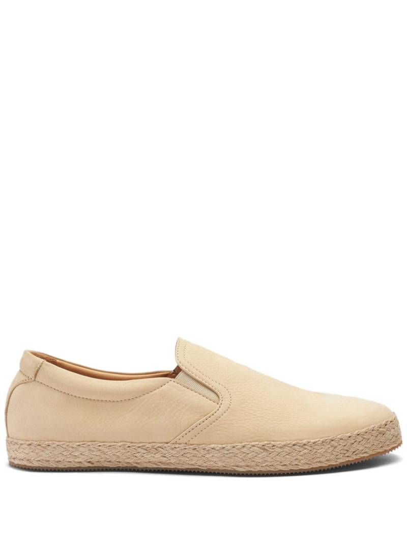 Scarosso Miguel slip-on leather espadrilles - Neutrals von Scarosso