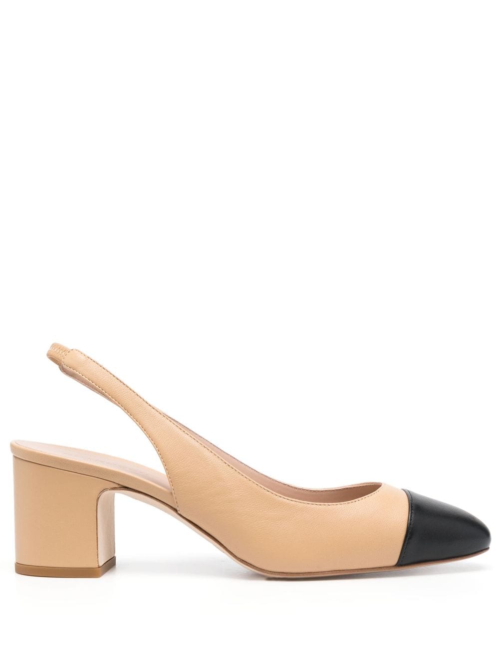 Scarosso Miranda 65mm leather pumps - Neutrals von Scarosso