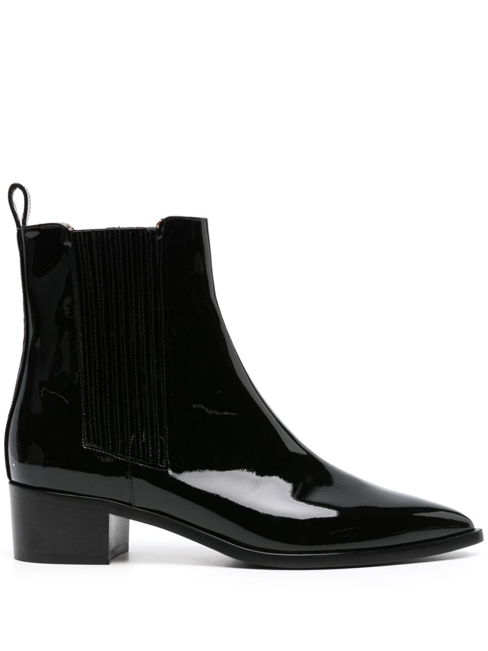 Scarosso Olivia 40mm patente-leather Chelsea boots - Black von Scarosso