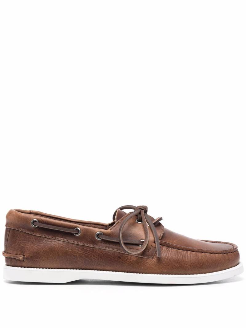 Scarosso Orlando boat shoes - Brown von Scarosso