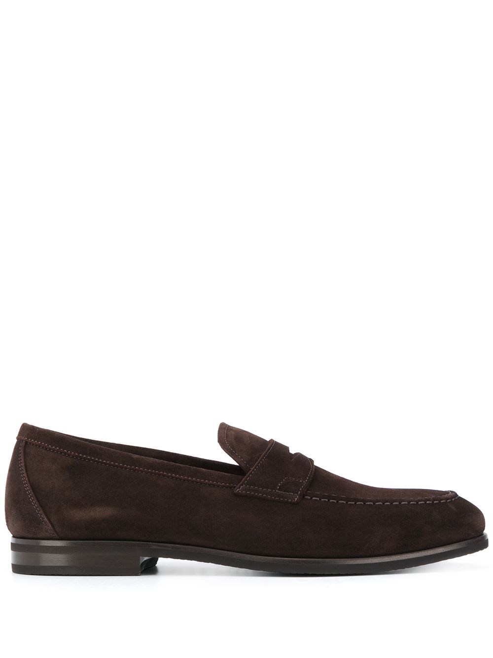 Scarosso Renato almond toe loafers - Brown von Scarosso