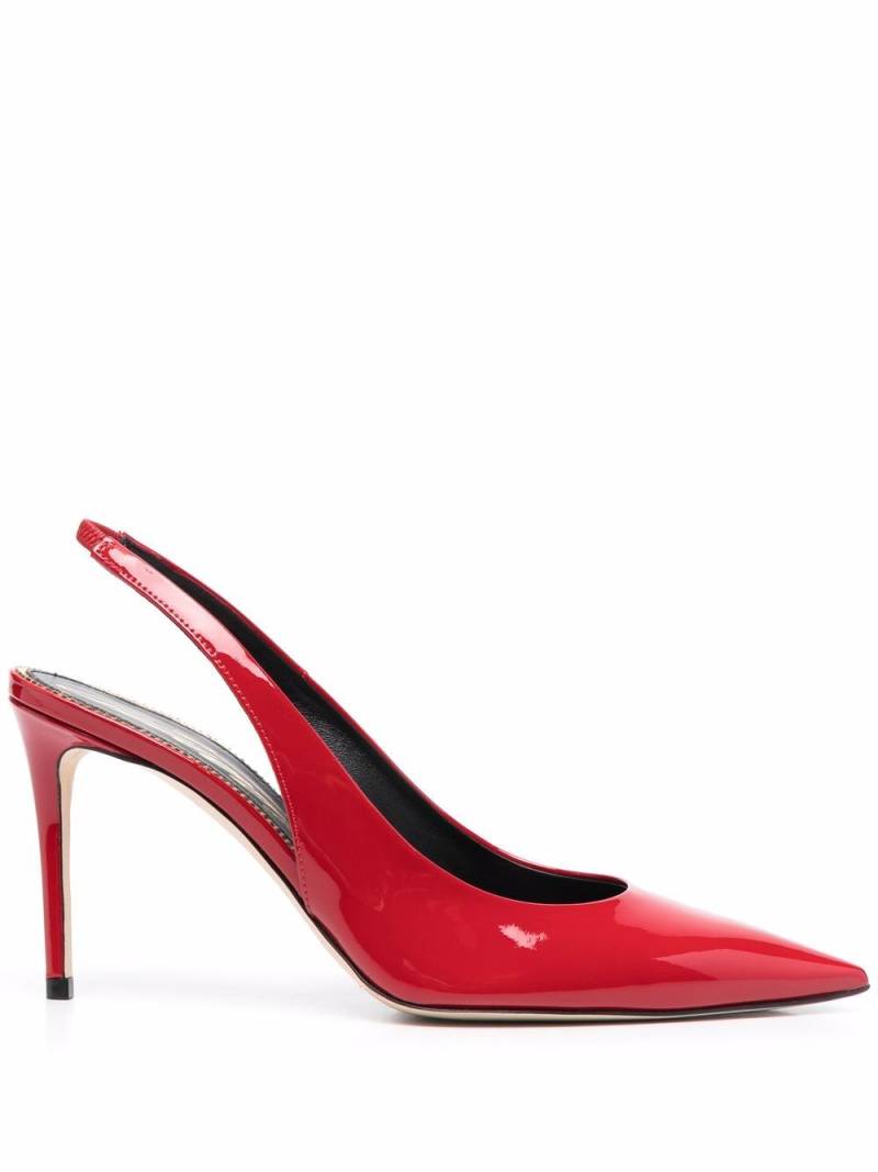 Scarosso x Brian Atwood Sutton slingback pumps - Red von Scarosso