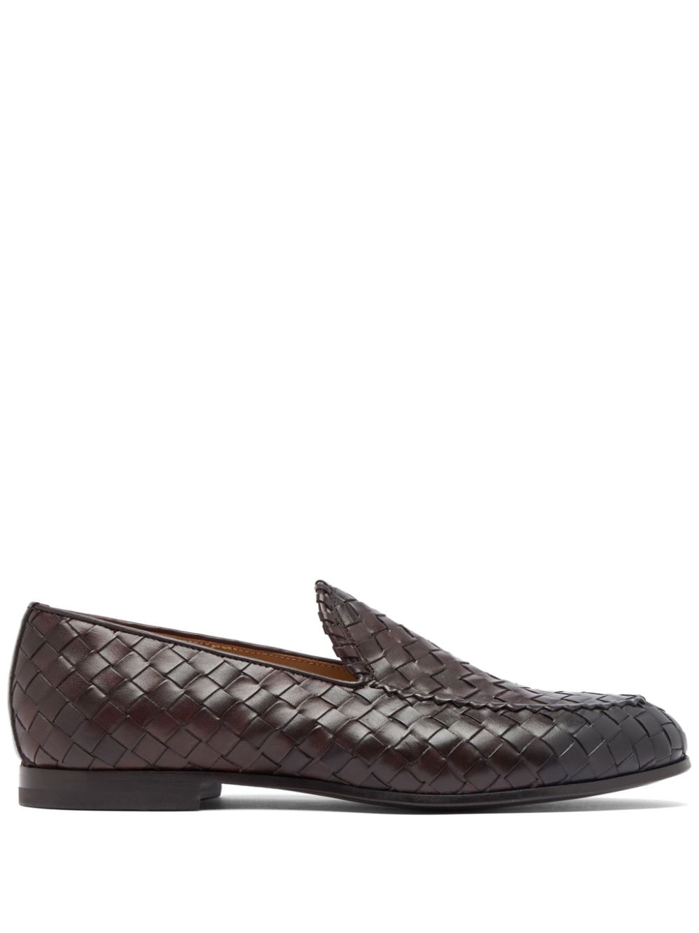 Scarosso Vittorio interwoven leather loafers - Brown von Scarosso