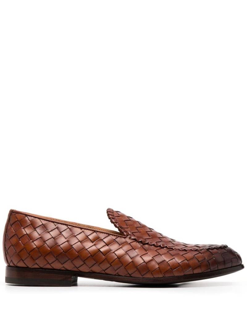 Scarosso Vittorio interwoven loafers - Brown von Scarosso