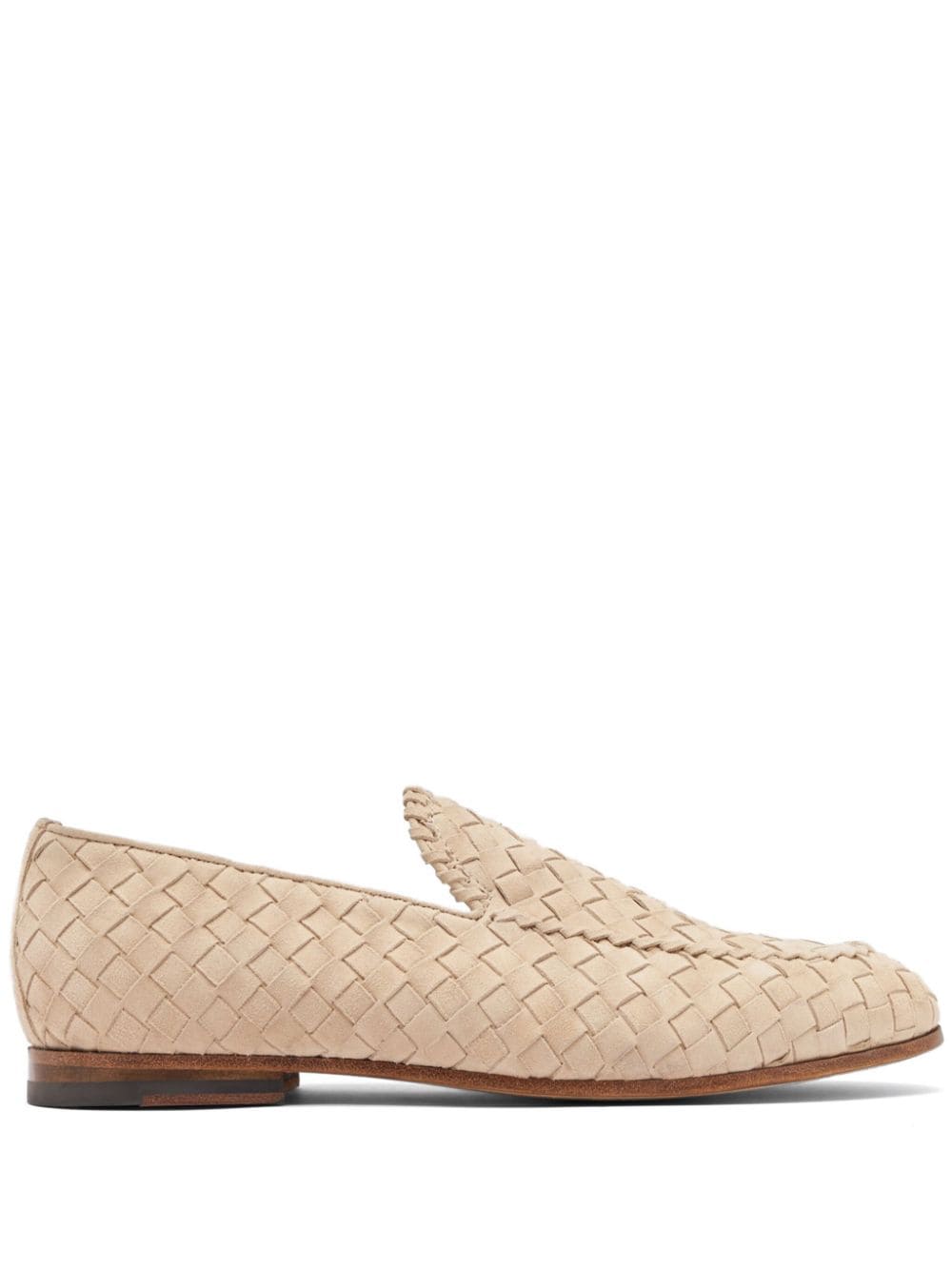 Scarosso Vittorio interwoven suede loafers - Neutrals von Scarosso