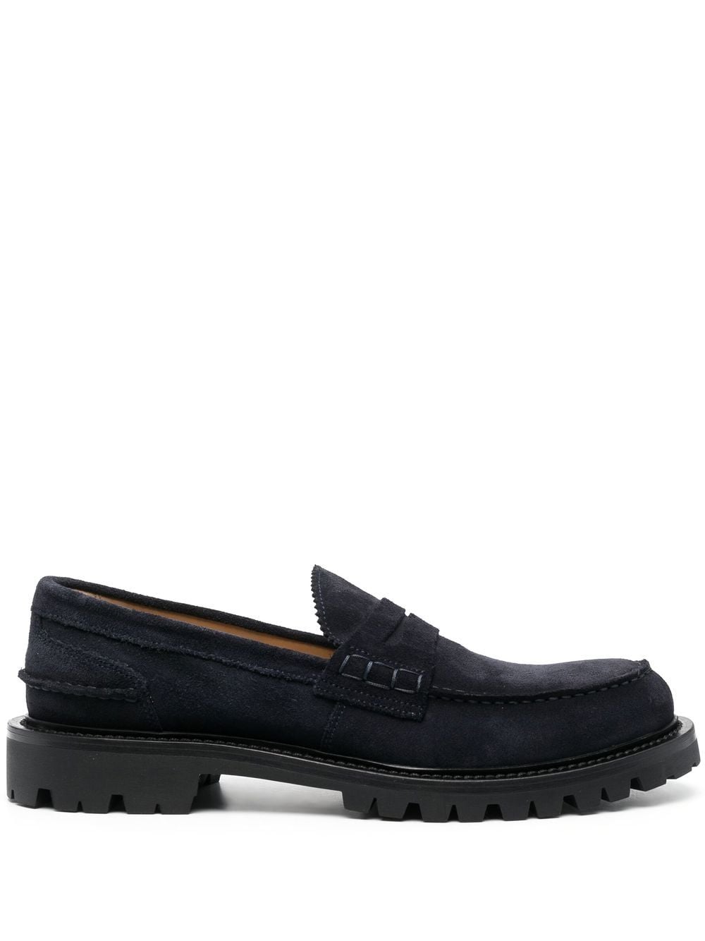 Scarosso chunky-soled suede loafers - Blue von Scarosso