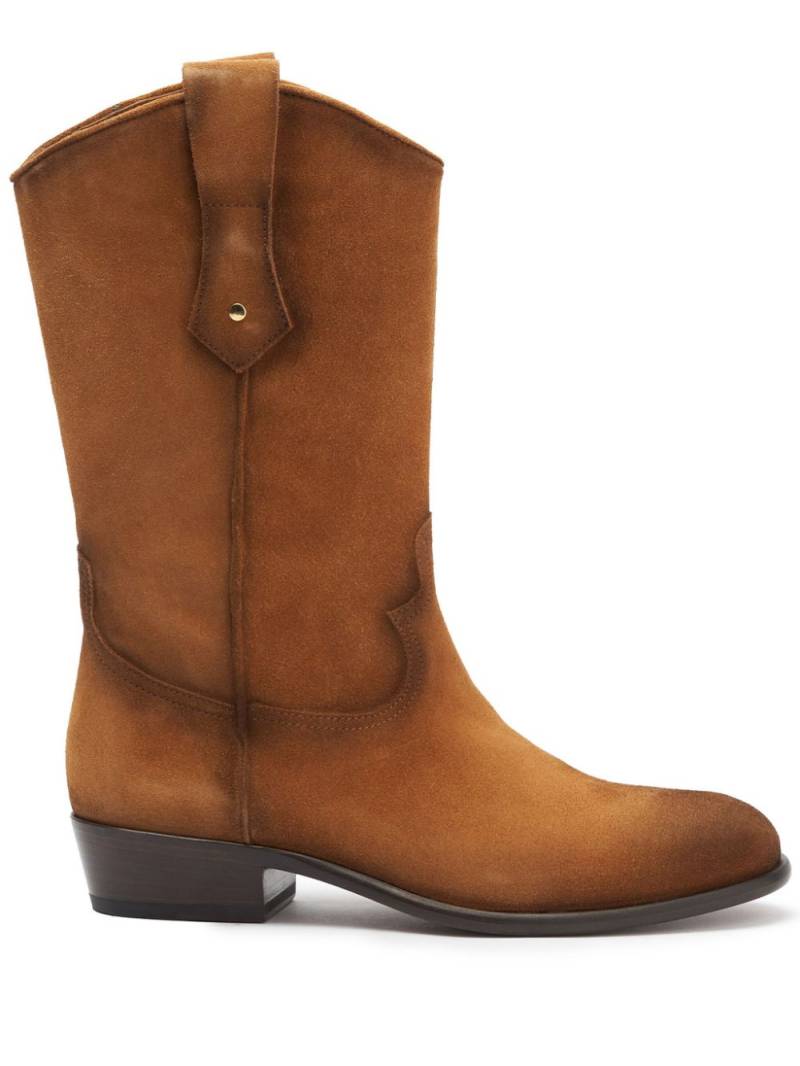 Scarosso leather boots - Brown von Scarosso