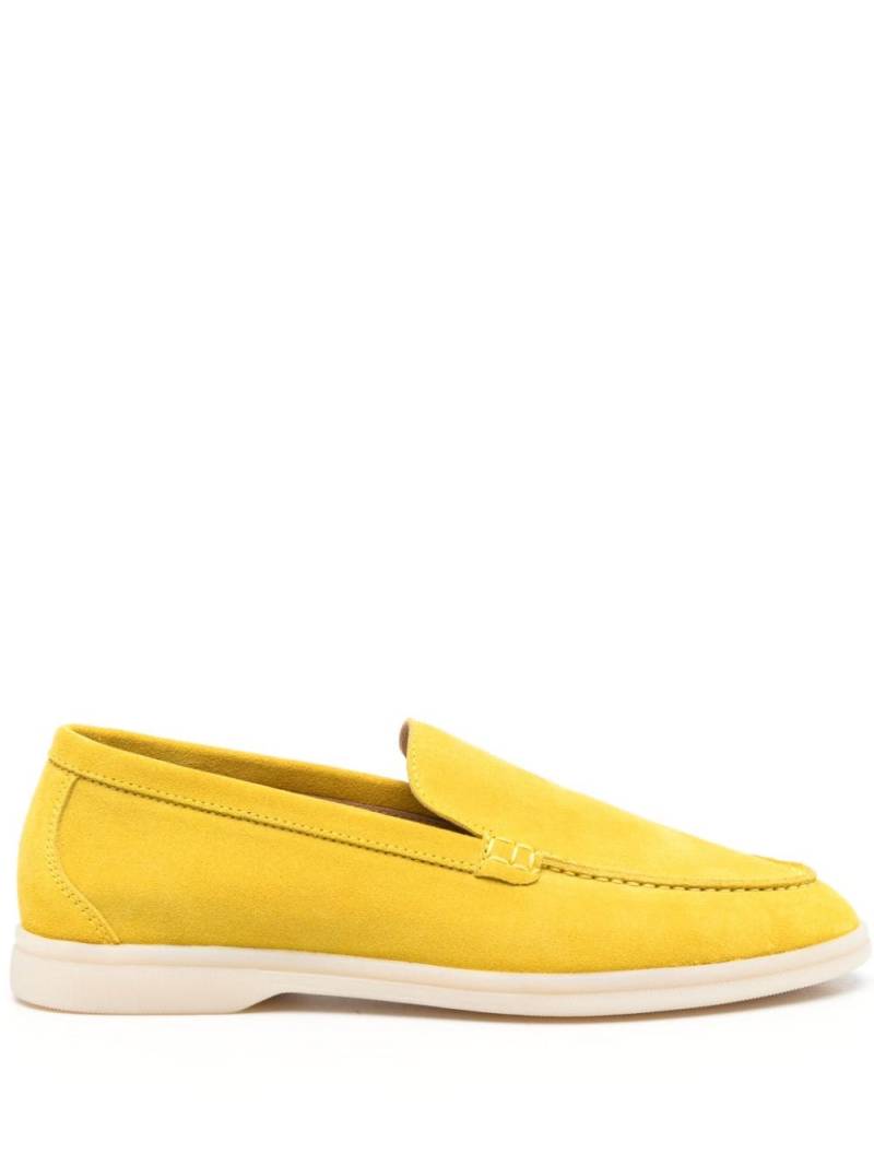 Scarosso suede-finish loafers - Yellow von Scarosso