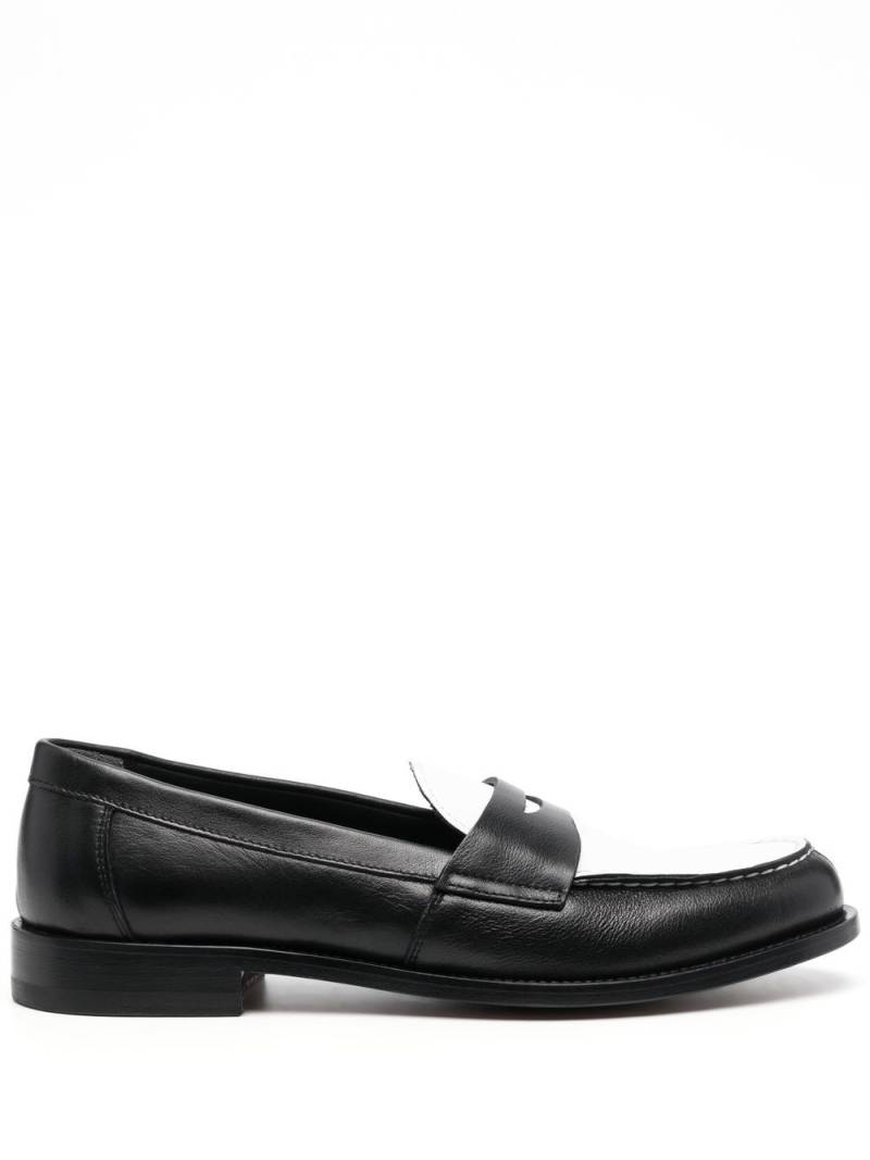 Scarosso two-tone loafers - Black von Scarosso