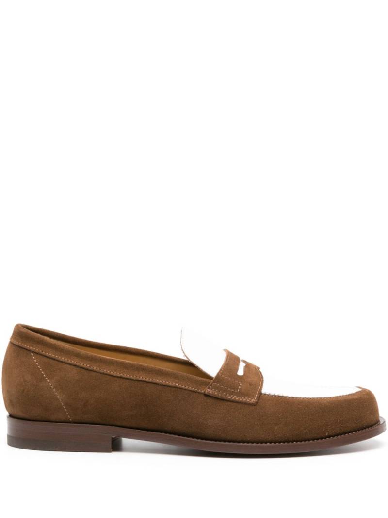 Scarosso two-tone suede loafers - Brown von Scarosso