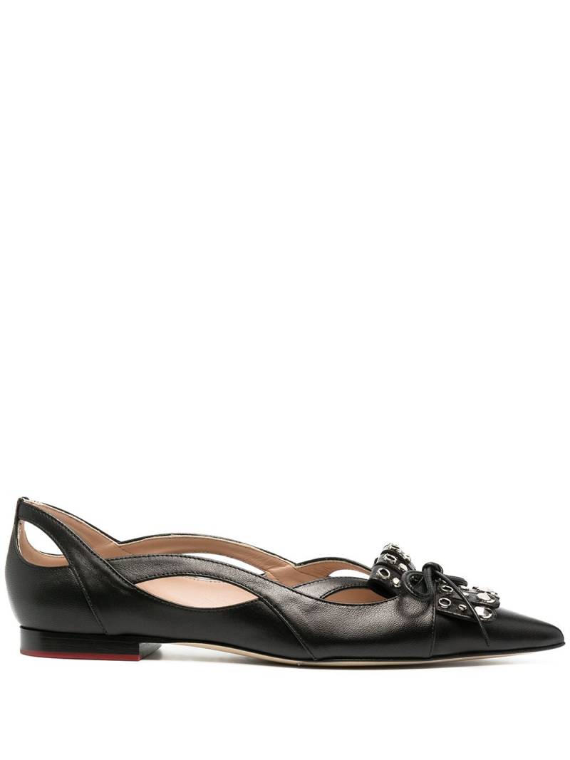 Scarosso x Paula Cademartori ballerina shoes - Black von Scarosso